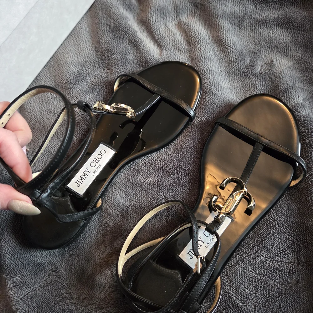 Jimmy Choo Black Sandals - Picture 4 of 11
